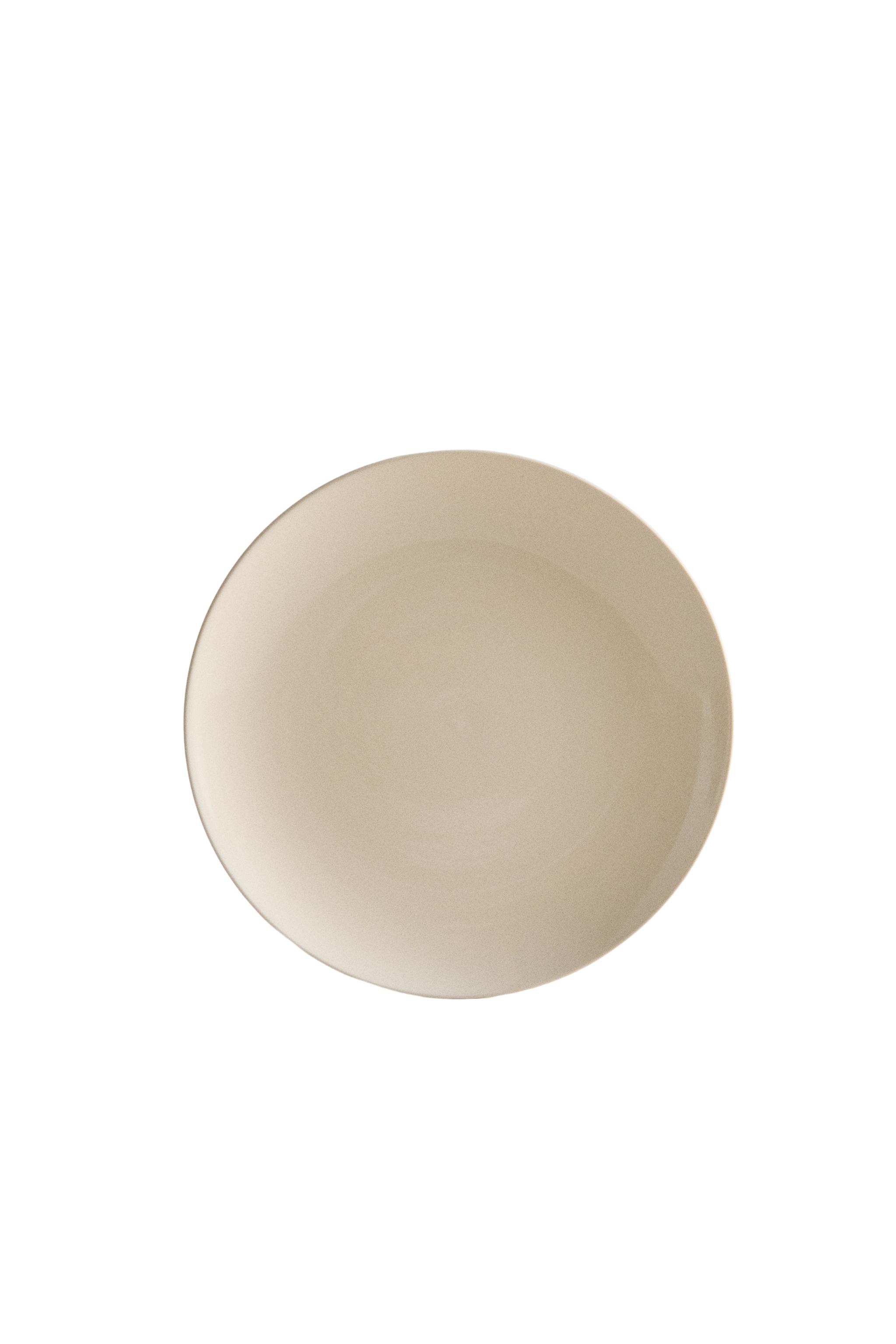 PLAIN STONEWARE DESSERT PLATE